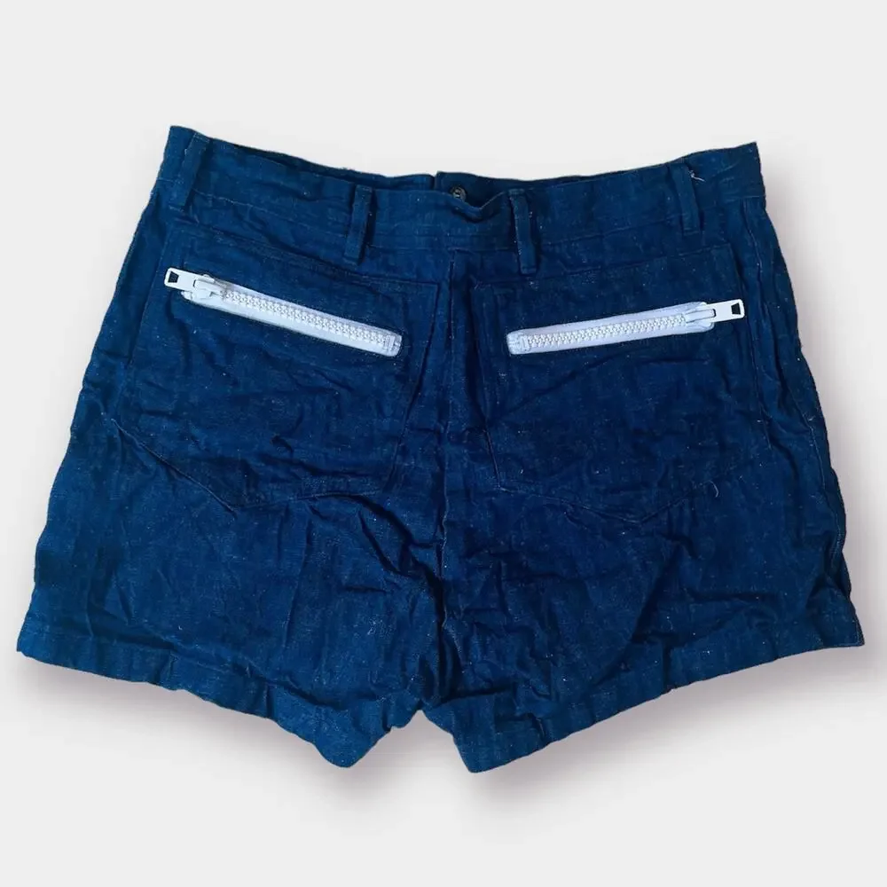 70s Denim Swim Shorts